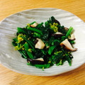 ひゅうよし's cooksnap of when they made 春♪菜の花と焼き椎茸のからしあえ.