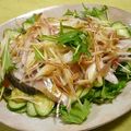Haru Haru's cooksnap of when they made しめ鯖☆わさびポン酢と薬味で食べてみて♪.