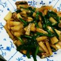 にーーーな's cooksnap of when they made 大根にら♡♥甘辛ごま豚炒め.