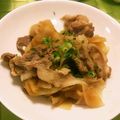 ととろ＆めい's cooksnap of when they made 超早！大根と豚肉のヒラヒラ炒め♪.