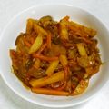 mami99's cooksnap of when they made 豚肉とじゃが芋のケチャップ煮ナポリタン風.