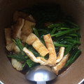 yaokiyaoki's cooksnap of when they made ほうれん草と油揚げの煮びたし✿.