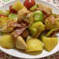 くろねこ2号's cooksnap of when they made 鶏ムネ肉とそら豆のクレイジーソルト炒め.