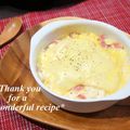 bobitin's cooksnap of when they made 長芋と豆腐とベーコンのチーズ焼き.