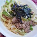 レオン犬's cooksnap of when they made 簡単！ﾒﾁｬうま　　ねぎぶた焼きうどん♪.