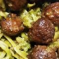 トマトはリコピン's cooksnap of when they made 簡単☆ブロッコリーと甘ダレ肉団子.