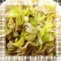♪あにゅたん♪'s cooksnap of when they made 豚バラと✿春キャベツの✿おろし✿炒め.