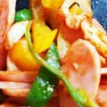 ワンコ！'s cooksnap of when they made ピーマン魚肉ソちくわのケチャップ炒め.