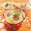 赤い電話's cooksnap of when they made HMで簡単♪ウインナーとチーズのマフィン.
