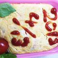 ゆーこリン♡'s cooksnap of when they made ふわふわ卵のオムライス弁当♪.