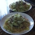 ＊葉っぱちゃん＊'s cooksnap of when they made 家にあるもので☆キャベツとじゃこのパスタ.