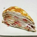 れれそら's cooksnap of when they made *いちごとあずきのミルクレープ*.