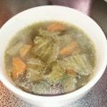 ♪あかいきのこ♪'s cooksnap of when they made 生姜でポカポカ★ナスと白菜の中華風スープ.