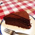 あまとうくらぶ's cooksnap of when they made チョコたっぷり♪濃厚ガナッシュケーキ.