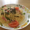 もぐり's cooksnap of when they made ほうれん草とベーコンの和風パスタ.