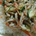 クックX9E4ED☆'s cooksnap of when they made 簡単！ランチにも〜しらすと桜海老の丼.