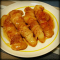 うさこ02's cooksnap of when they made ウマすぎ簡単～肉巻きモチ！.