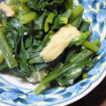 有希-yuki-'s cooksnap of when they made ほうれんそうと油揚げの旨煮.