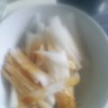 ☆しいたんママ☆'s cooksnap of when they made 大根と胡瓜のごま醤油サラダ.