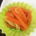 なつます▼'s cooksnap of when they made ＊お弁当＊人参とかにかまのきんぴら.