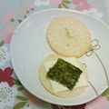 uzu1118's cooksnap of when they made 薄焼きせんべいにはわさび.