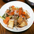 おひさま野菜's cooksnap of when they made ☆小松菜と厚揚げと舞茸の煮浸し☆.