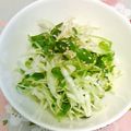 uzu1118's cooksnap of when they made 居酒屋の味☆豆苗とキャベツの塩麹サラダ.
