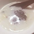 ☆mew☆'s cooksnap of when they made 大福と牛乳で簡単おしるこ.