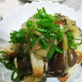 hajita's cooksnap of when they made 茄子と厚揚げとちくわのめんつゆおろし煮♪.