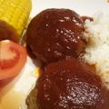 れおいち's cooksnap of when they made 簡単子供が喜ぶ卵不用ジューシーハンバーグ.