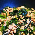 ffゆーこ's cooksnap of when they made ほうれん草としめじのポン酢炒め.