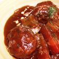 願いを叶える's cooksnap of when they made 煮込みハンバーグ.