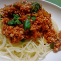 ﾏﾕｺｺ's cooksnap of when they made ＾○＾定番！　ソイミートのミートソース.