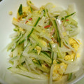 umizora's cooksnap of when they made きゅうりと大根のサラダ.