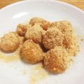 umipon's cooksnap of when they made おやつに☆白玉だんごの黒蜜きな粉かけ.
