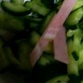 ma___111's cooksnap of when they made きゅうりの千切りサラダ.