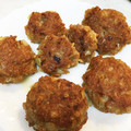 kumizoukun's cooksnap of when they made 簡単☆豚ひき肉のﾌﾜﾌﾜﾊﾞｰｸﾞ.