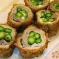 ヘタレ母ちゃん's cooksnap of when they made アスパラが美味しい♪肉巻きフライ★.