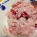 momonga222's cooksnap of when they made 簡単に豆腐でイチゴアイス.