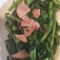 ミッキーの母's cooksnap of when they made 簡単♪美味しい!!春菊のバター炒め.