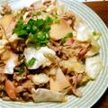 Riyusa's cooksnap of when they made 筍と塩もみキャベツのバター醤油炒め.