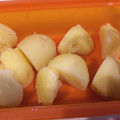 pandaayu's cooksnap of when they made ルクエ利用で馬鈴薯の楽々皮むき.