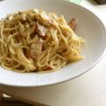 ラディ子's cooksnap of when they made 牛乳のみでクリーミー＆全卵でカルボナーラ.
