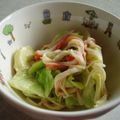おうさ's cooksnap of when they made キャベツとカニカマの味噌ソース和え.