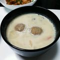 akilondon's cooksnap of when they made 野菜たっぷり豆乳スープ❤鶏団子入り♪.