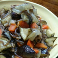 ♡Catherine's cooksnap of when they made おふくろの味★なすと豚肉の煮物.