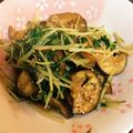 ありすのお茶会's cooksnap of when they made なすとみず菜のごまたっぷり和え.