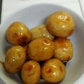 Yukanomesi's cooksnap of when they made 新じゃが 簡単ツヤツヤ甘煮♪.