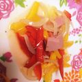 花花里's cooksnap of when they made さっぱり☆玉ねぎとパプリカとハムのマリネ.