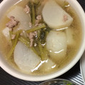 つく13's cooksnap of when they made カブと豚ひき肉のとろみスープ.